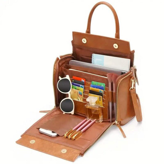 Retro PU Leather Handbag with Multi Card Slot DailySale