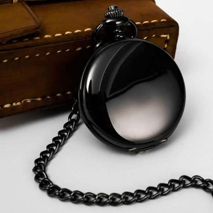 Retro Smooth Men Pocket Watch with Chain DailySale