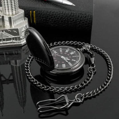 Retro Smooth Men Pocket Watch with Chain DailySale