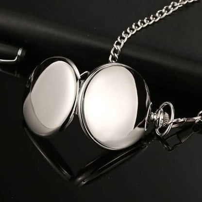 Retro Smooth Men Pocket Watch with Chain DailySale