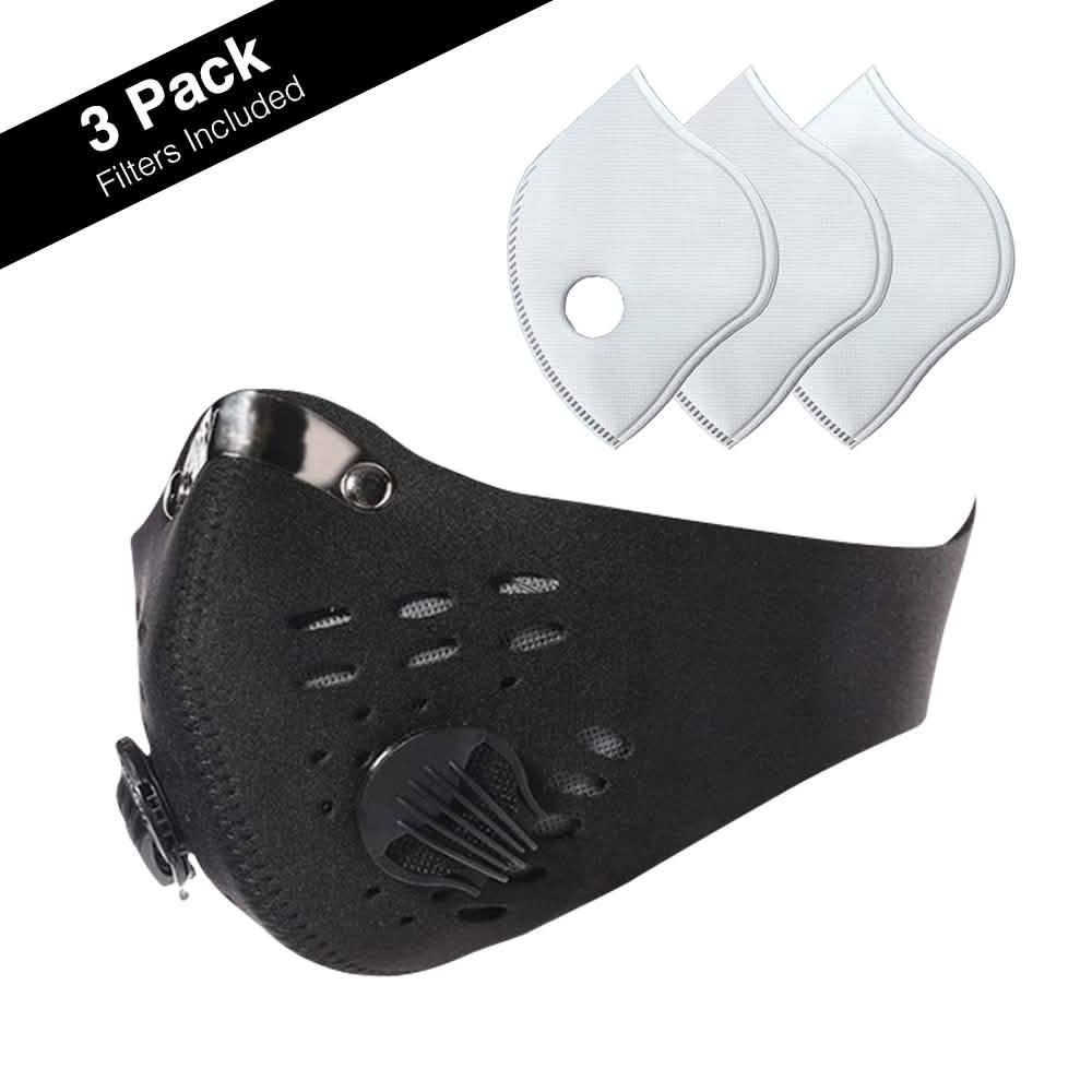Reusable Dust Proof Mask With 3 Filters DailySale