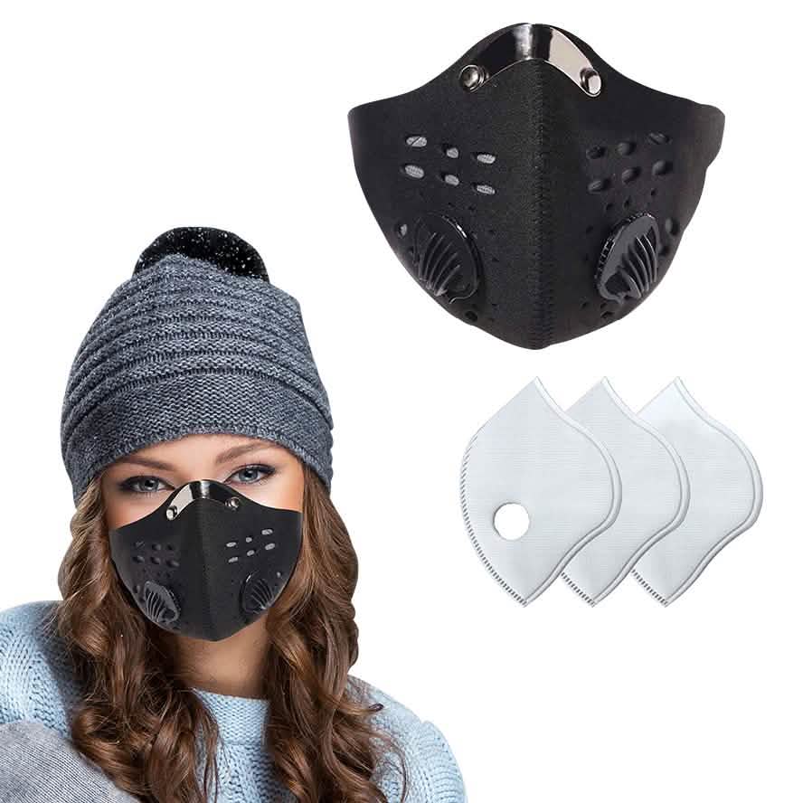 Reusable Dust Proof Mask With 3 Filters DailySale