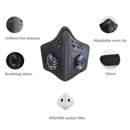 Reusable Dust Proof Mask With 3 Filters DailySale