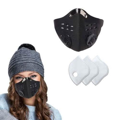 Reusable Face Mask with 3 Carbon Filters DailySale