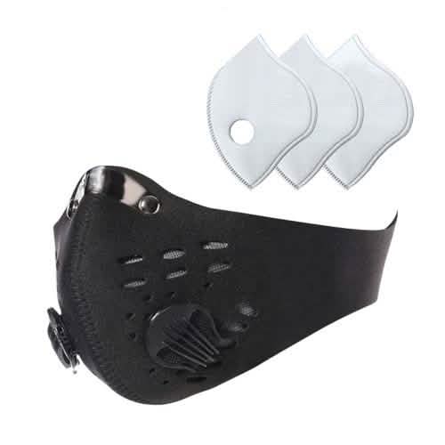 Reusable Face Mask with 3 Carbon Filters DailySale