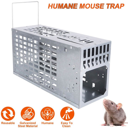 Reusable Metal Rat Cage Catch Release Continuous Capture DailySale