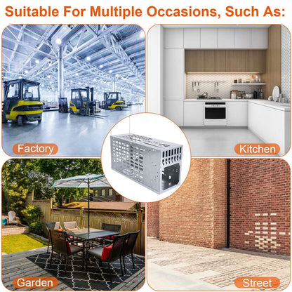 Reusable Metal Rat Cage Catch Release Continuous Capture DailySale