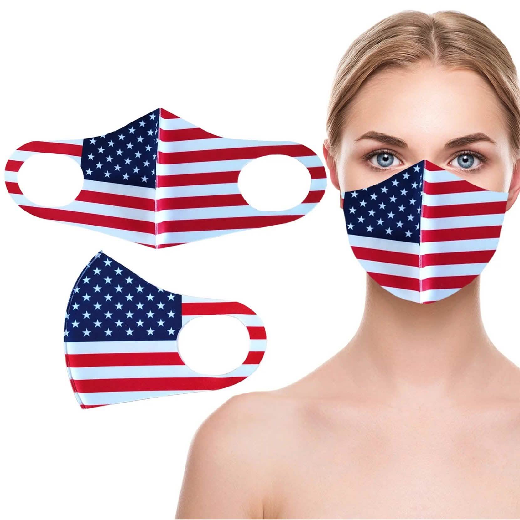 Reusable Non-Medical USA Flag Mask DailySale