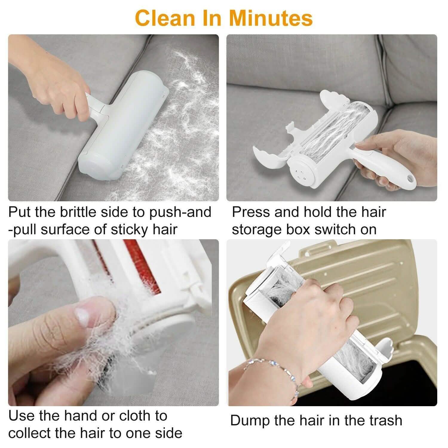Reusable Pet Hair Remover Roller DailySale