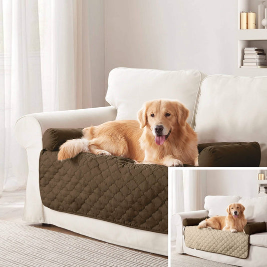 Reversible Pet Bed & Furniture Protector with Cushion Anchors - Assorted Styles DailySale
