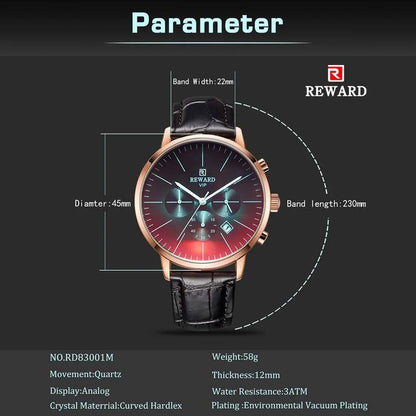 REWARD Men Sport Watches Waterproof Outdoor Wristwatch DailySale