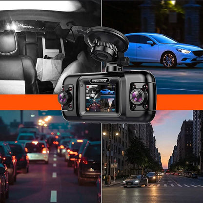 Rexing - R4 4 Channel Dash Cam with All Around 1080p Resolution, Wi-Fi, and GPS - Black  (Refurbished) DailySale