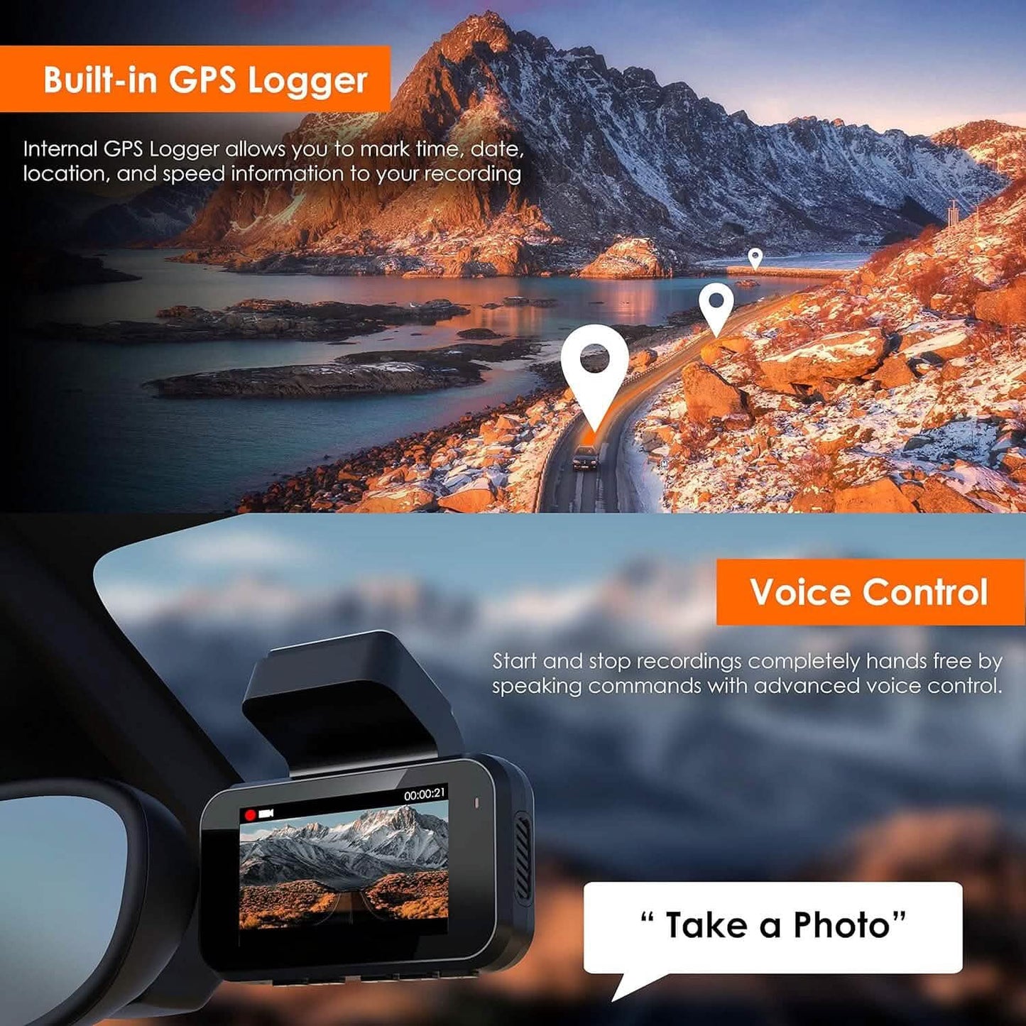 RexingUSA V55 Dash Cam  (Refurbished) DailySale