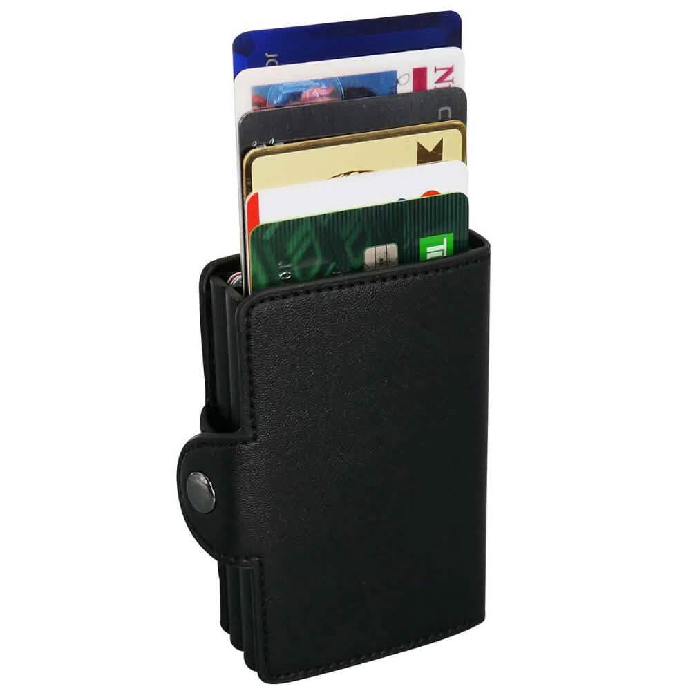 RFID-Blocking Cascading Quick Card Wallet DailySale