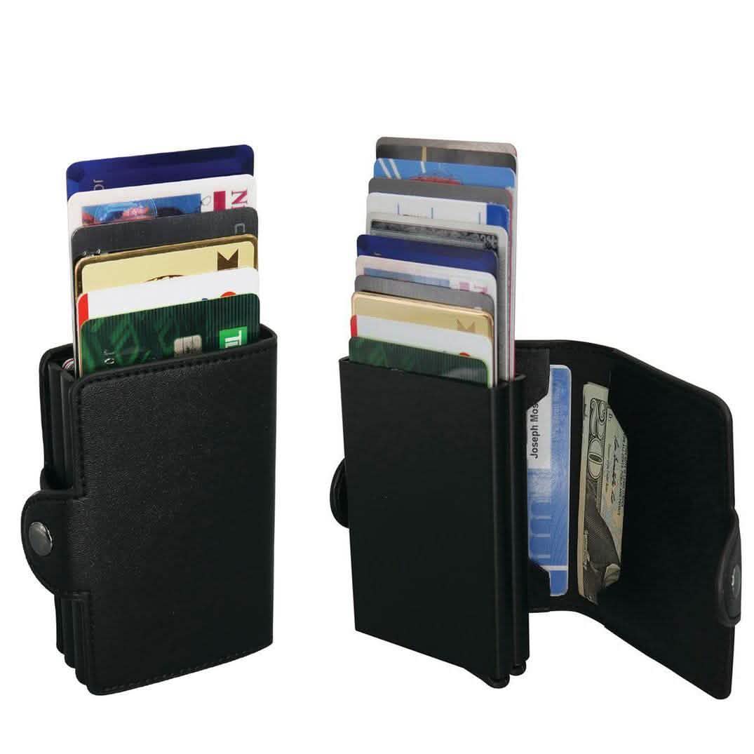 RFID-Blocking Cascading Quick Card Wallet DailySale