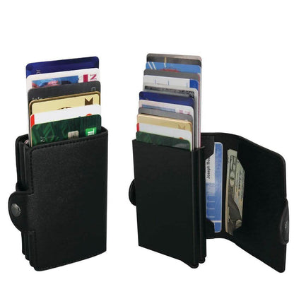 RFID-Blocking Cascading Quick Card Wallet DailySale