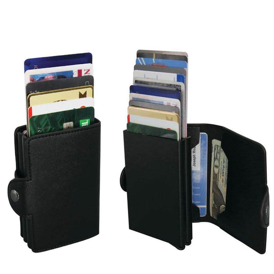 RFID-Blocking Cascading Quick Card Wallet DailySale