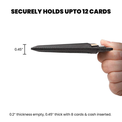 RFID Blocking Minimalist Front Pocket Slim Leather Wallet For Men Women DailySale