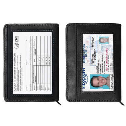 RFID-Blocking Slim Faux Leather Wallet DailySale