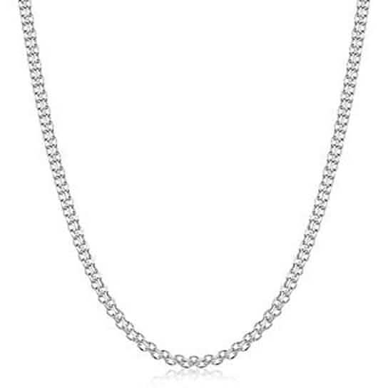 Rhodium Filled High Polish Finish Bismark Chain 20'' DailySale