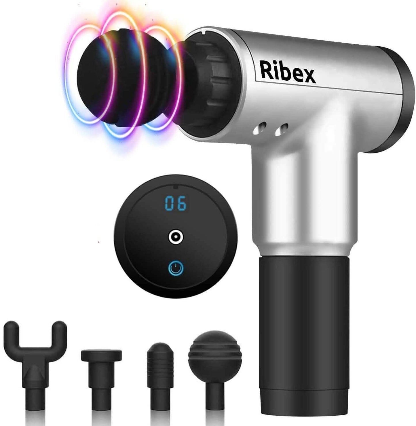 Ribex Pro Massage Gun With 4 Attachable Heads DailySale