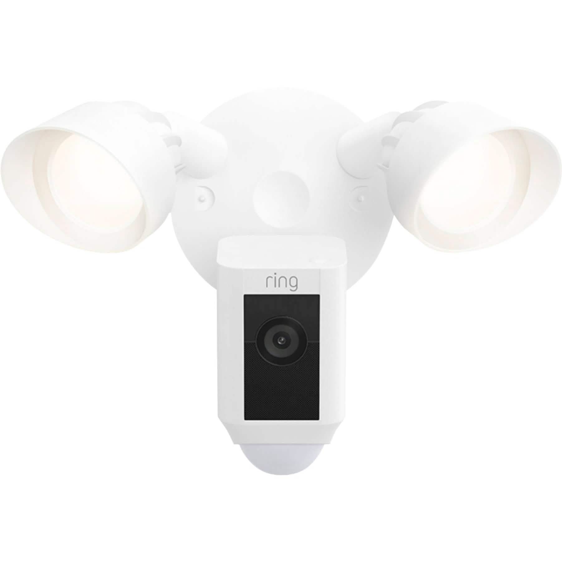 Ring - Floodlight Cam Plus Outdoor Wired 1080p Surveillance Camera DailySale