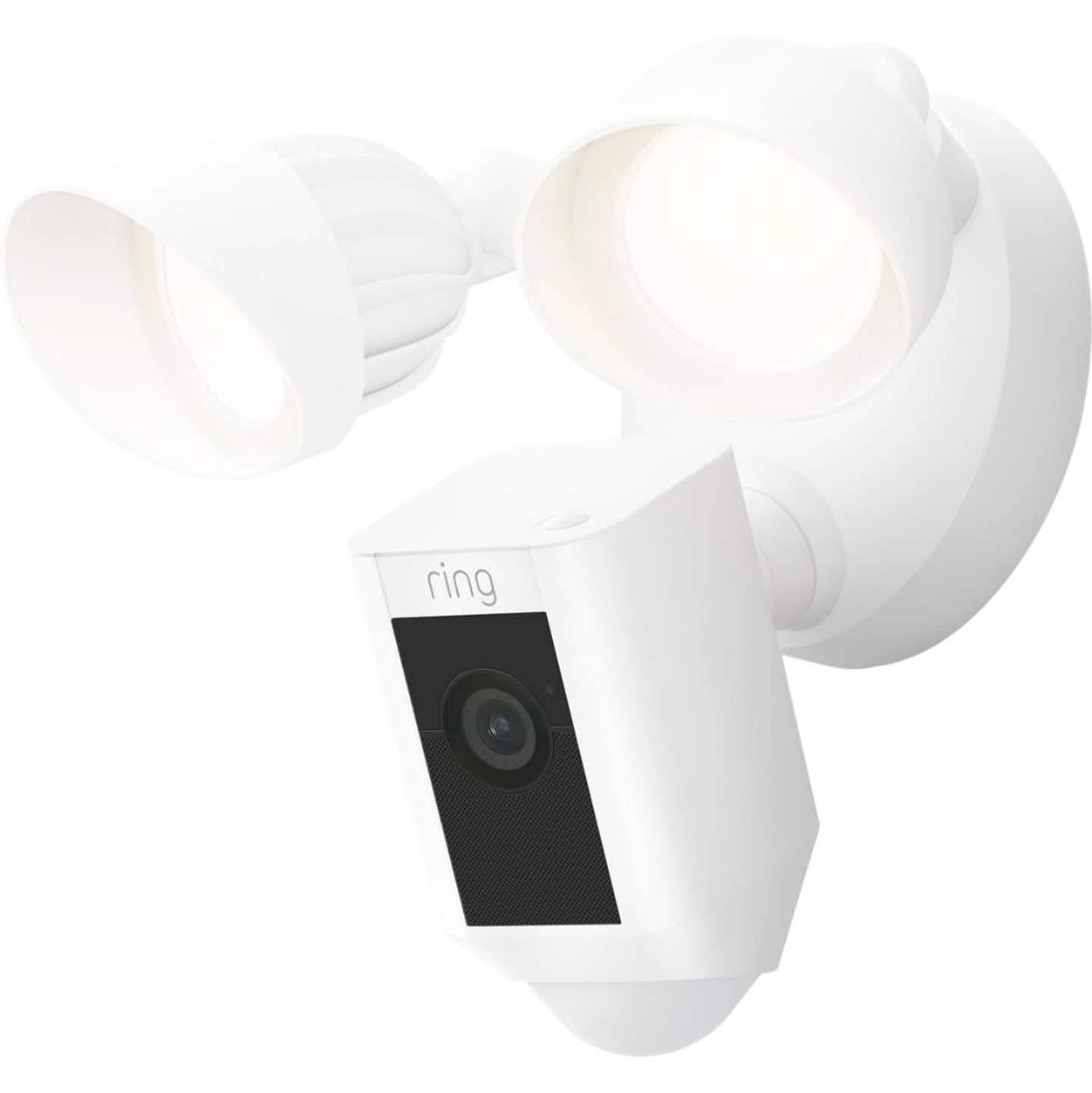 Ring - Floodlight Cam Plus Outdoor Wired 1080p Surveillance Camera DailySale