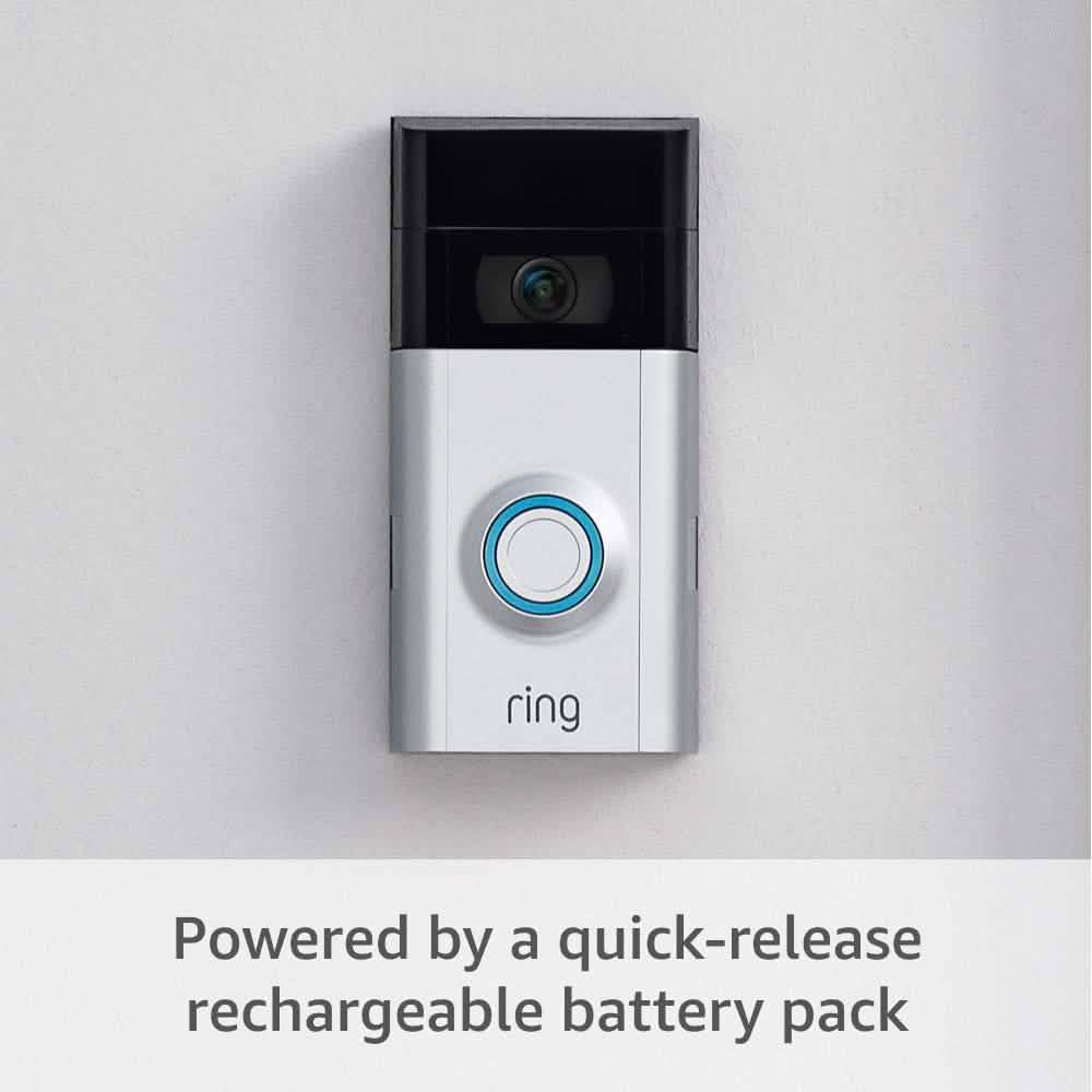 Ring Video Doorbell 2 with HD Video and Motion Activated Alerts (Refurbished) DailySale
