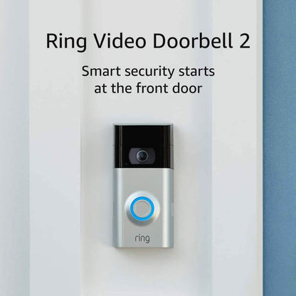 Ring Video Doorbell 2 with HD Video and Motion Activated Alerts (Refurbished) DailySale