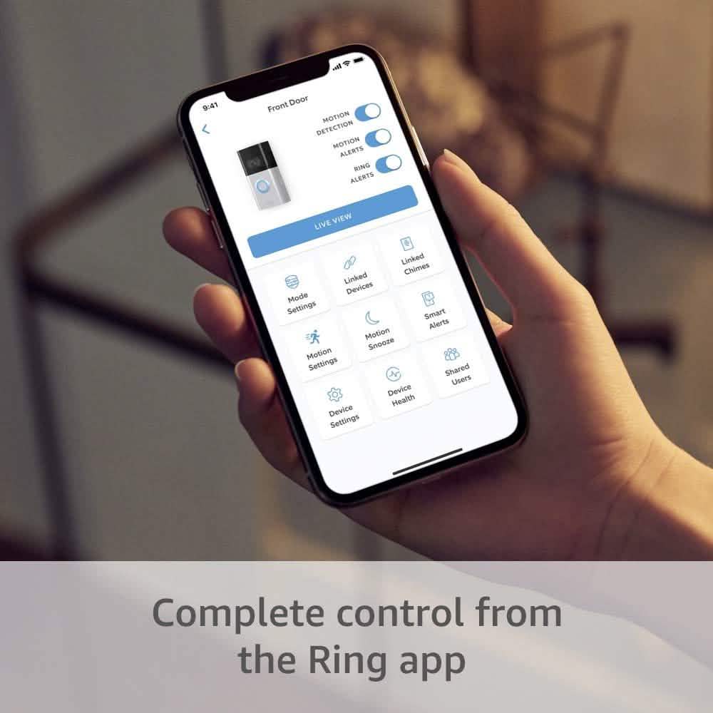 Ring Video Doorbell 3 Enhanced WiFi Improved Motion Detection (Refurbished) DailySale
