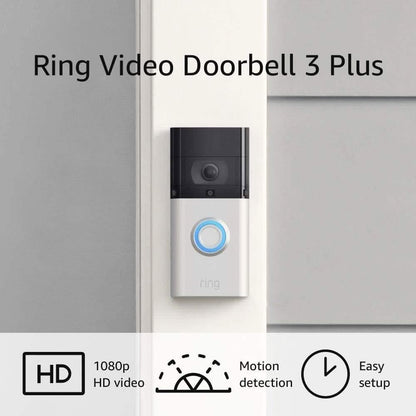 Ring Video Doorbell 3 Enhanced WiFi Improved Motion Detection (Refurbished) DailySale