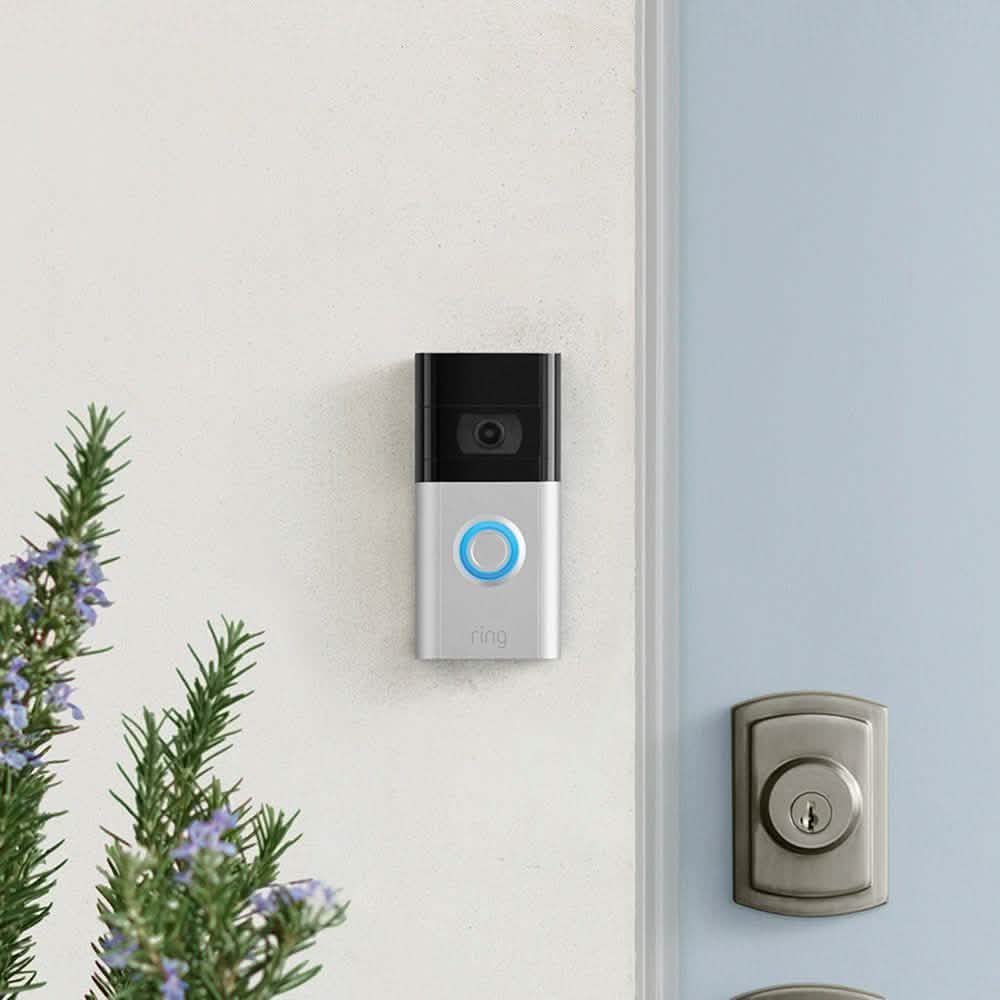Ring - Video Doorbell 3 - Satin Nickel DailySale