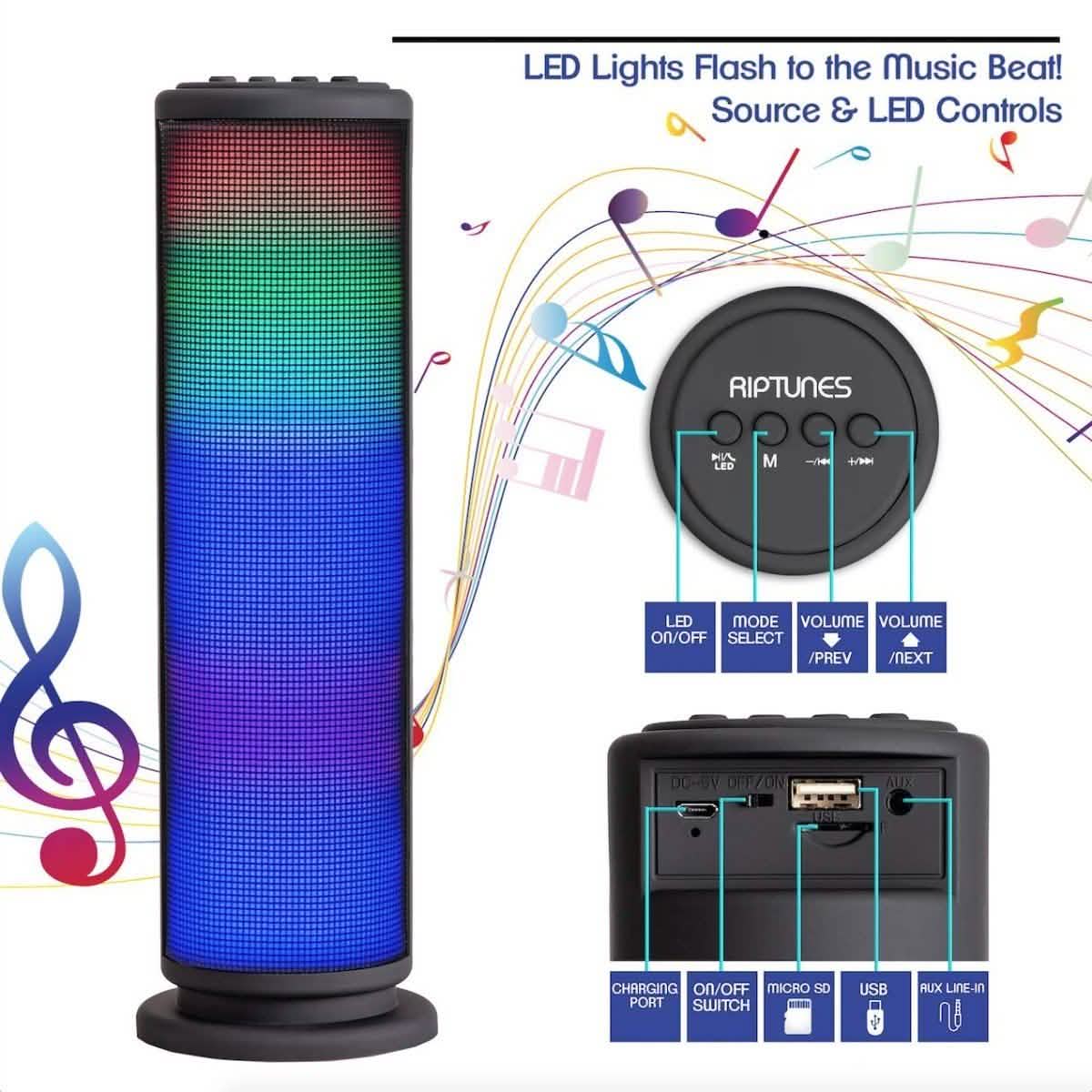 Riptunes AS-RIPAS1026BT Wireless speaker DailySale