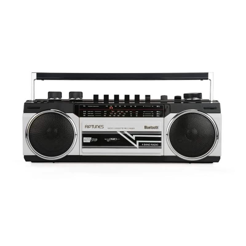 Riptunes Retro Radio Cassette Bluetooth Boombox DailySale