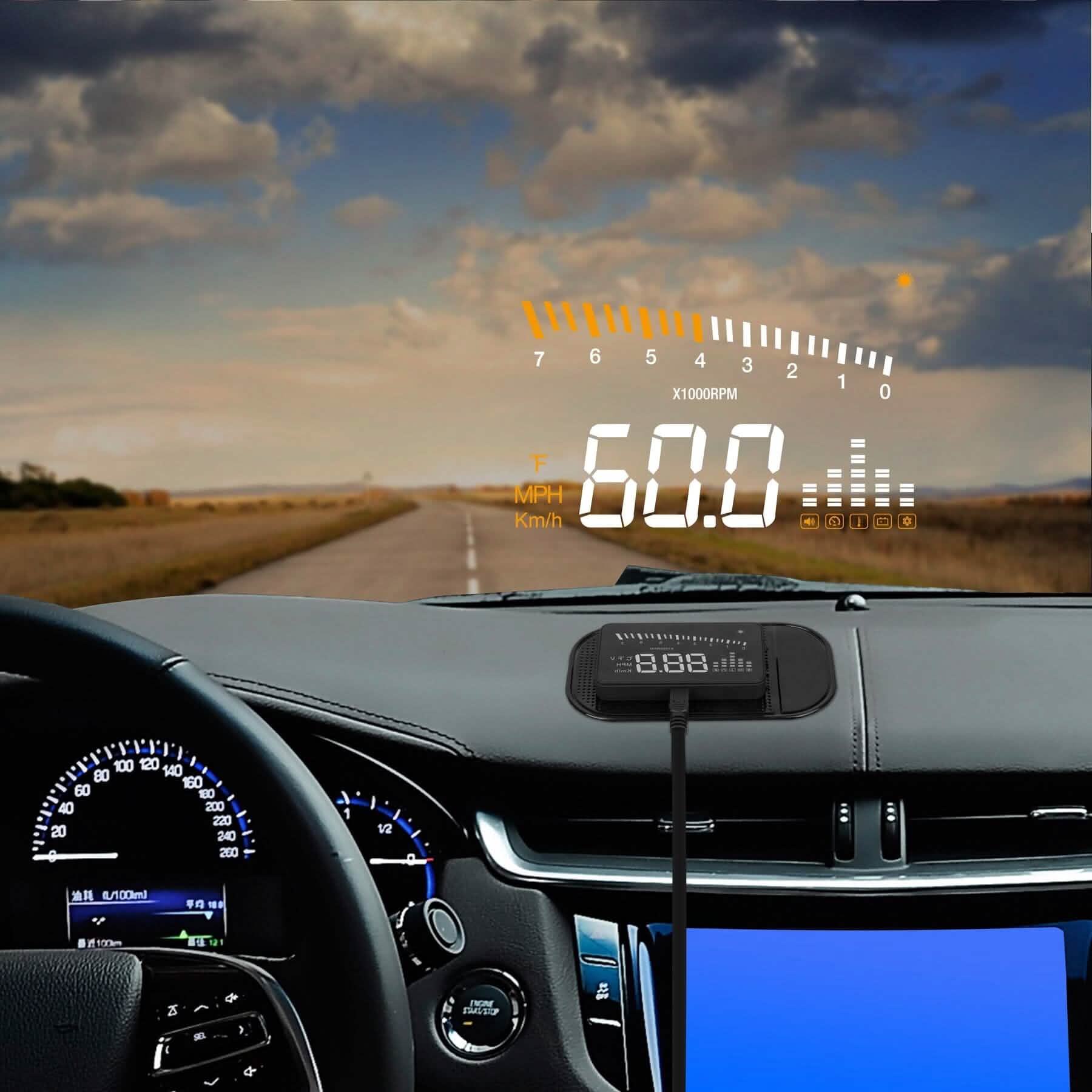 RoadProof® 3.5-Inch Heads-up Display DailySale