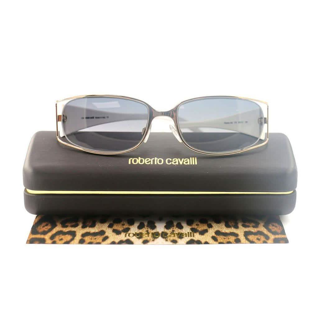 Roberto Cavalli Women's Sunglasses RC0424 772 Gold/White 53 17 130 Full-Rim Oval DailySale