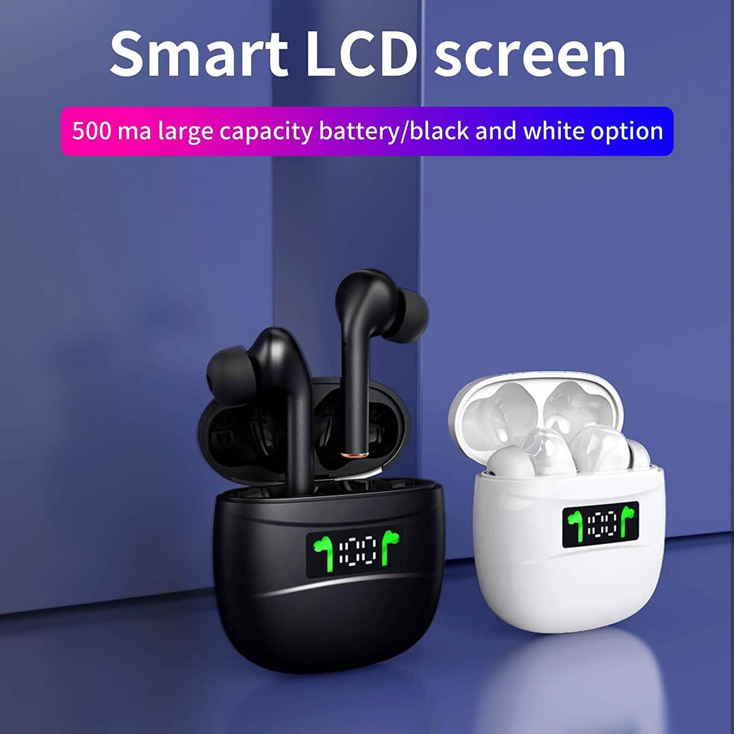 ROCXF TWS Wireless Earbuds with LED Power Supply Display Case DailySale
