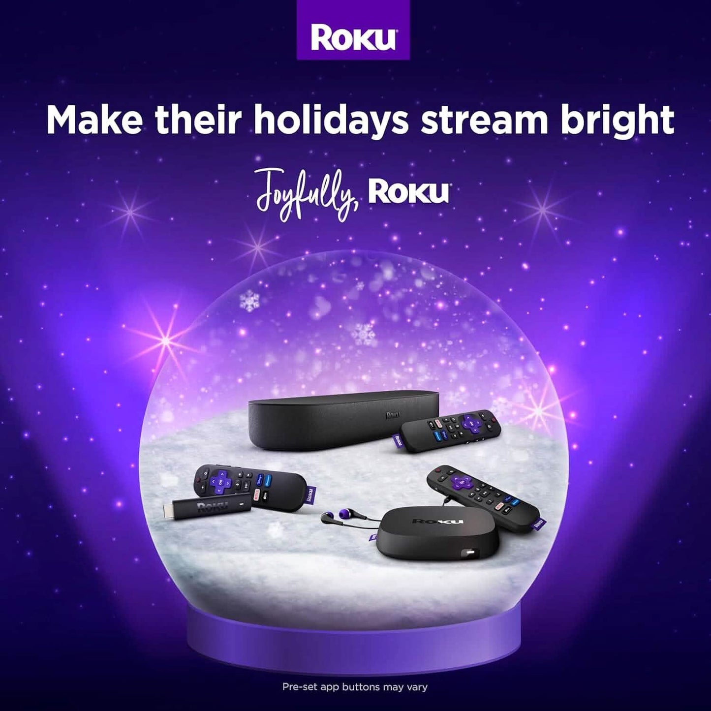 Roku Express 4K+ | Roku Streaming Device 4K/HDR  (Refurbished) DailySale