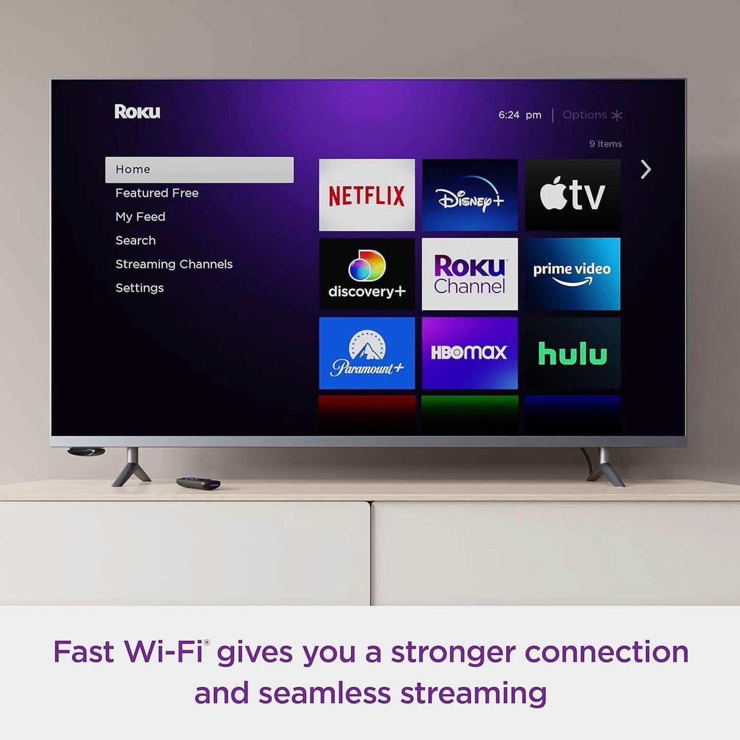 Roku Express 4K+ | Roku Streaming Device 4K/HDR  (Refurbished) DailySale