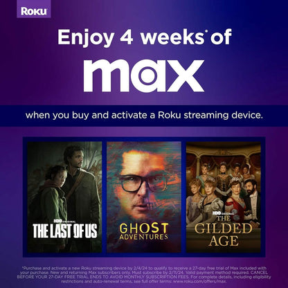 Roku Express 4K+ | Roku Streaming Device 4K/HDR  (Refurbished) DailySale