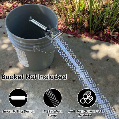 Roll Trap Log Rolling Mouse Catcher with 19.69" Mesh Ramp DailySale