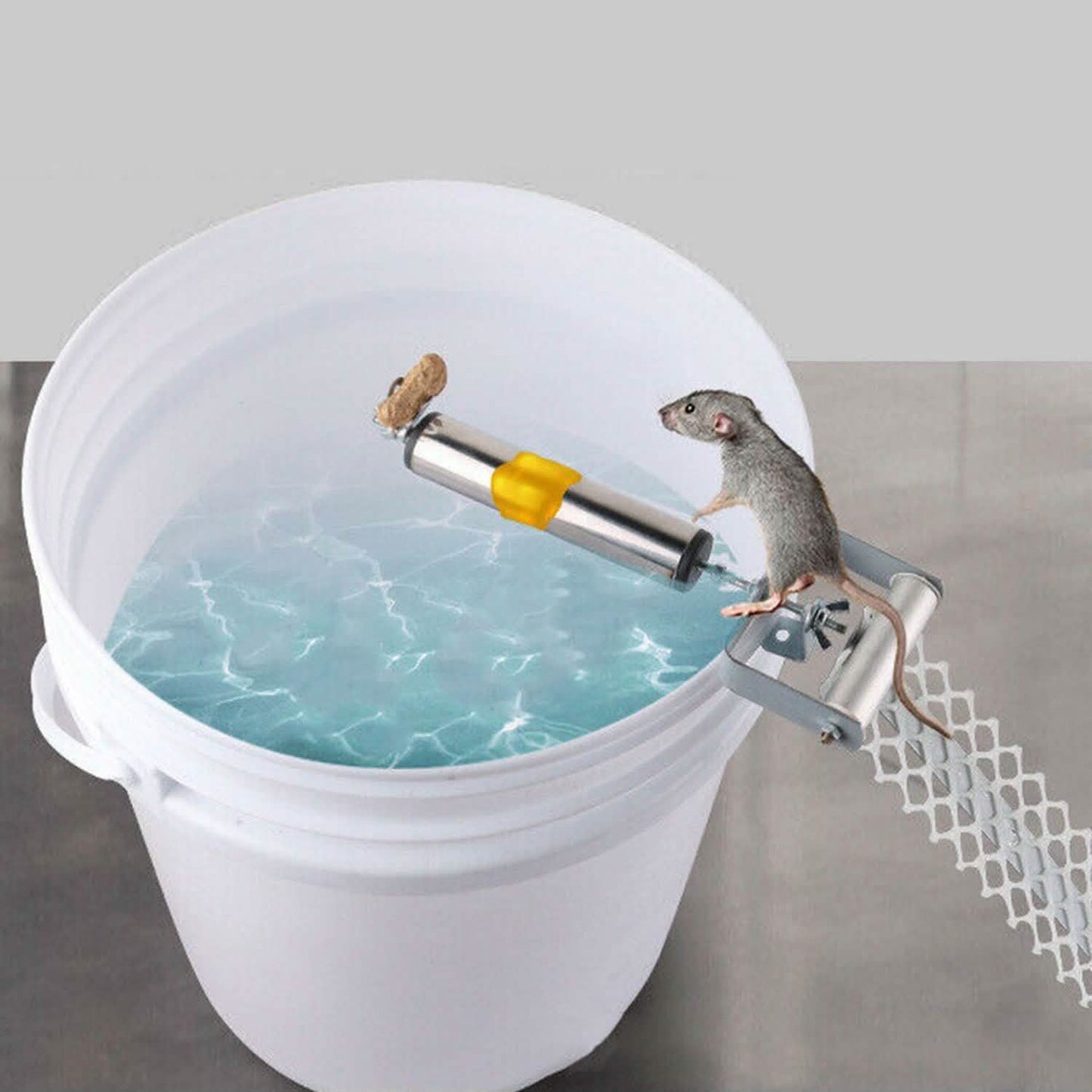 Roll Trap Log Rolling Mouse Catcher with 19.69" Mesh Ramp DailySale