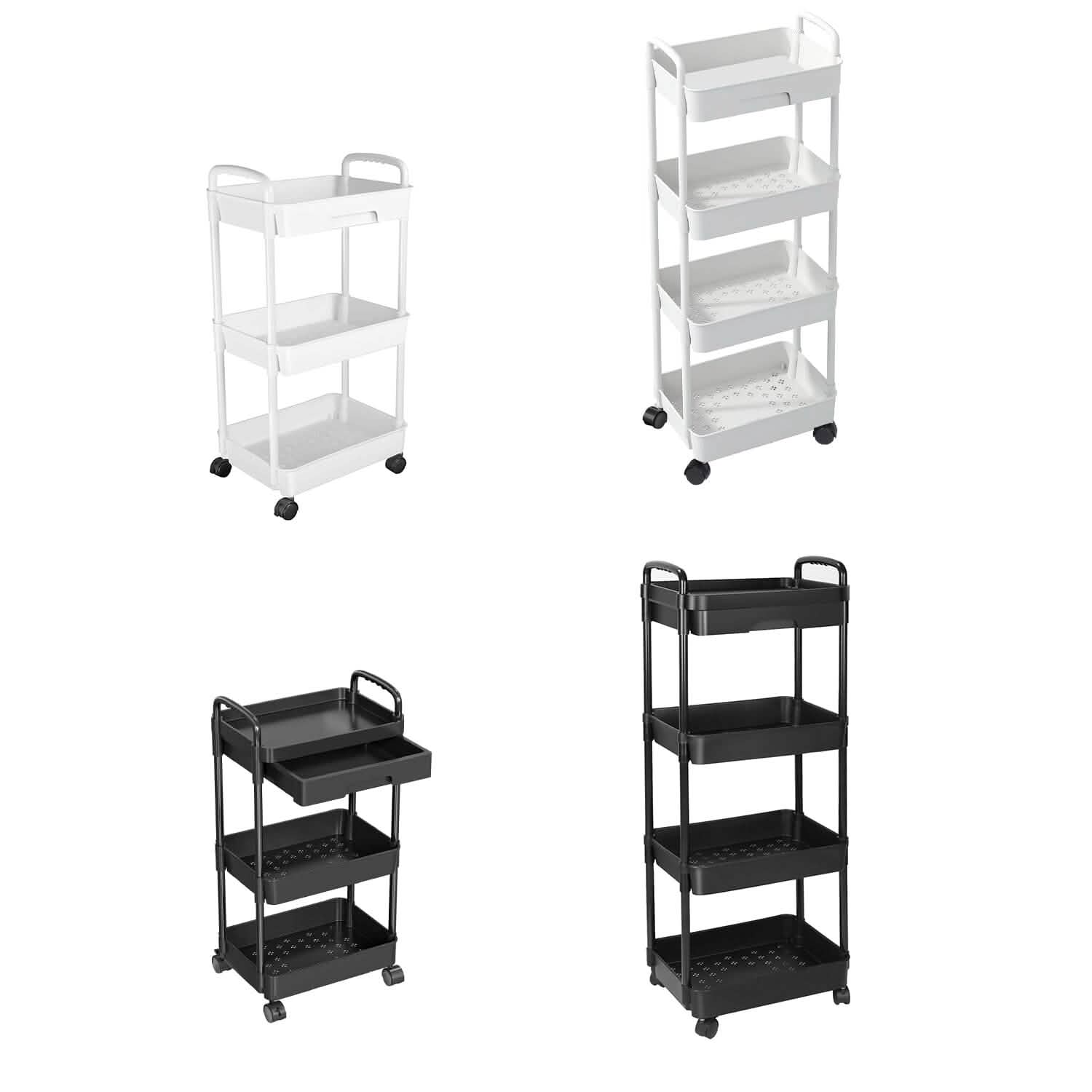 Rolling Utility Cart with Drawer DailySale
