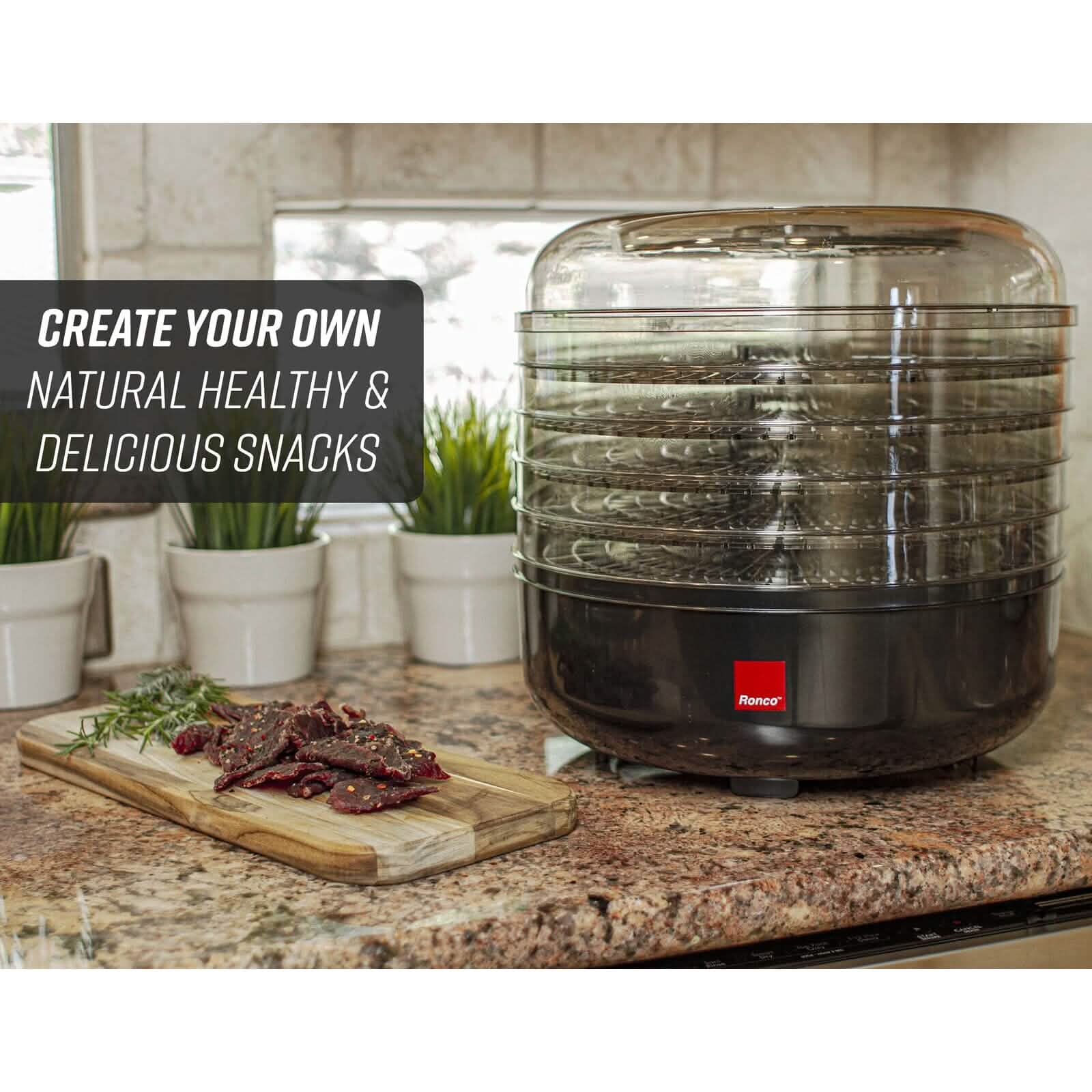 Ronco Beef Jerky Machine with 5 Stackable Trays DailySale