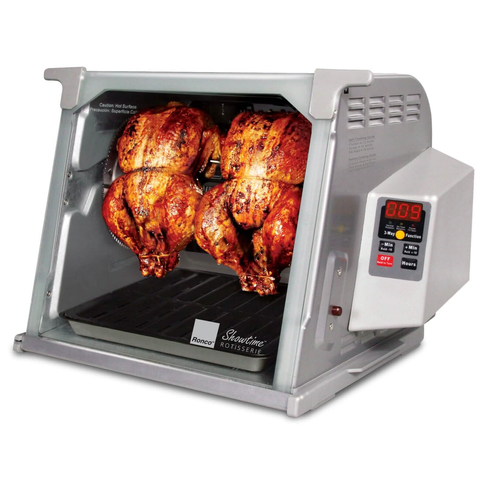 Ronco Digital Rotisserie Oven, Platinum Digital Design, Large Capacity DailySale