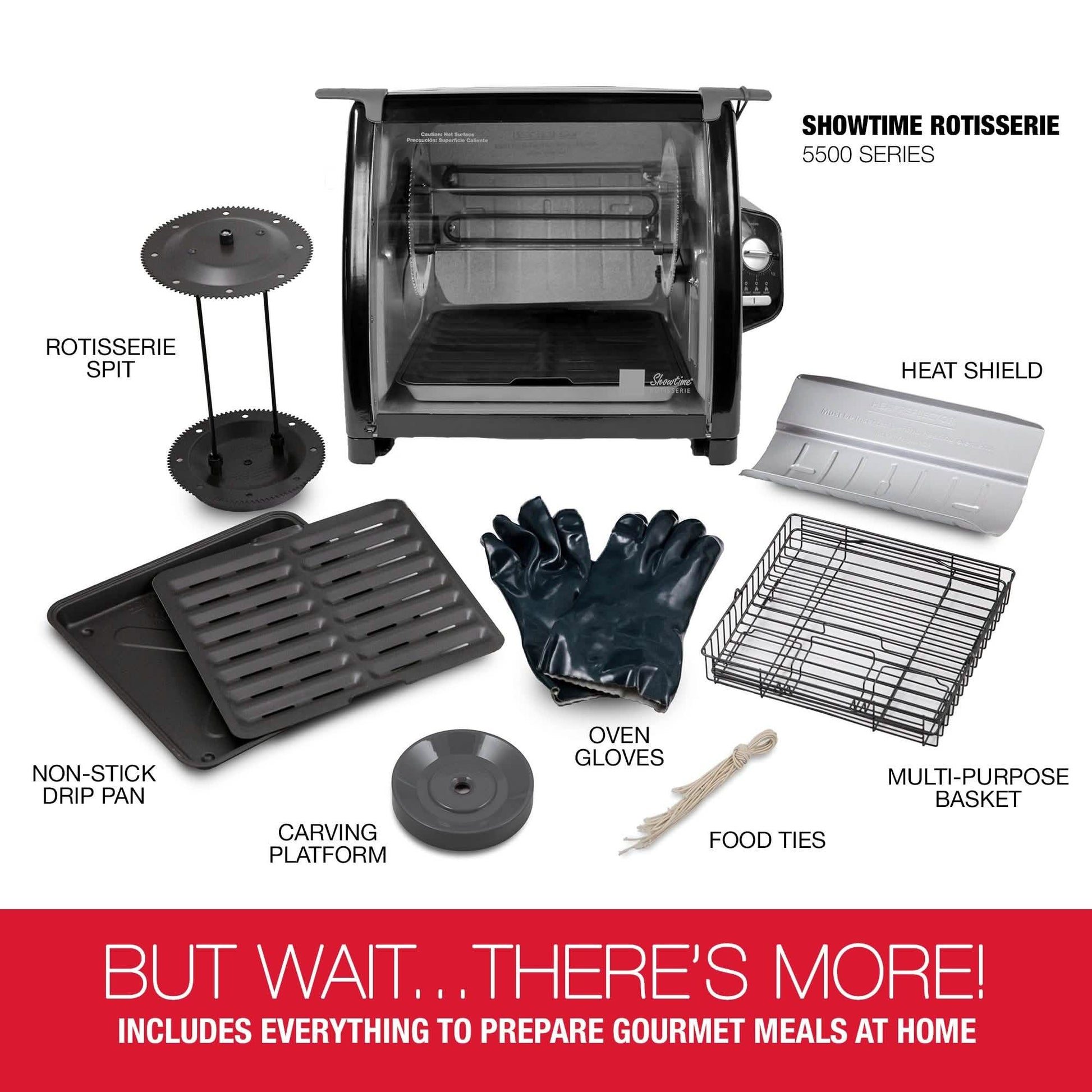 Ronco Modern Rotisserie Oven, Large Capacity (15lbs) Countertop Oven DailySale