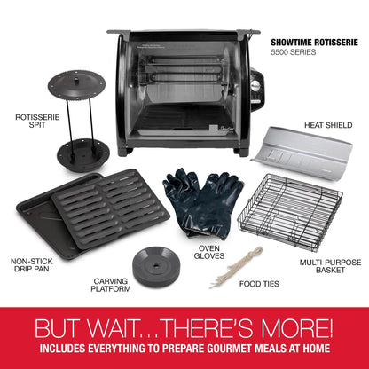 Ronco Modern Rotisserie Oven, Large Capacity (15lbs) Countertop Oven DailySale