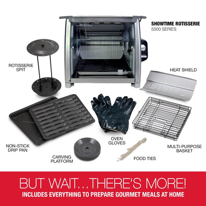 Ronco Modern Rotisserie Oven, Large Capacity (15lbs) Countertop Oven DailySale