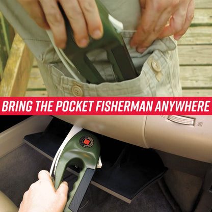 Ronco Pocket Fisherman, Portable Fishing Rod, Foldable Compact Design DailySale