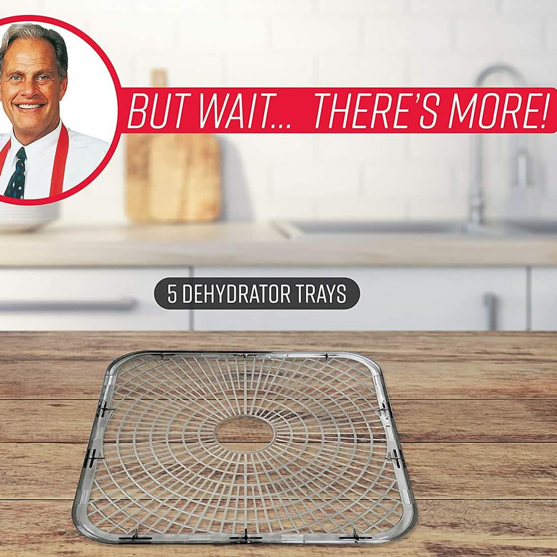 Ronco Turbo EZ-Store 5-Tray Dehydrator with Convection Air Flow DailySale
